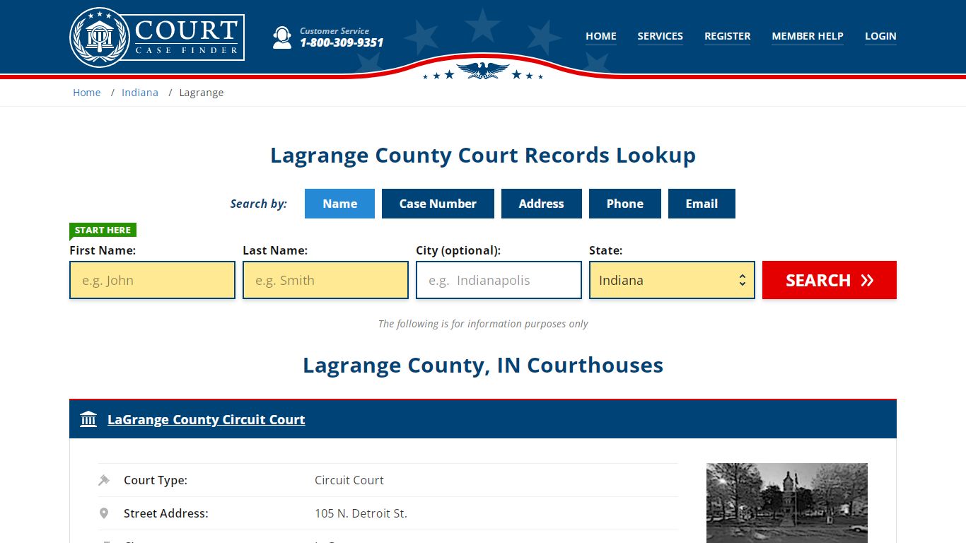 Lagrange County Court Records | IN Case Lookup